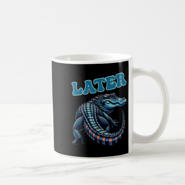 Mug Graphique de l'alligator Gator (Droite)