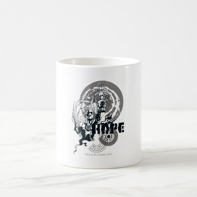 Mug Graphique de lanterne bleue 4 (Centre)