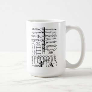 Mug Graphique de noeuds nautiques Vintage