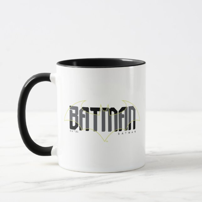 Mug Graphique de nom haute technologie Batman (Gauche)