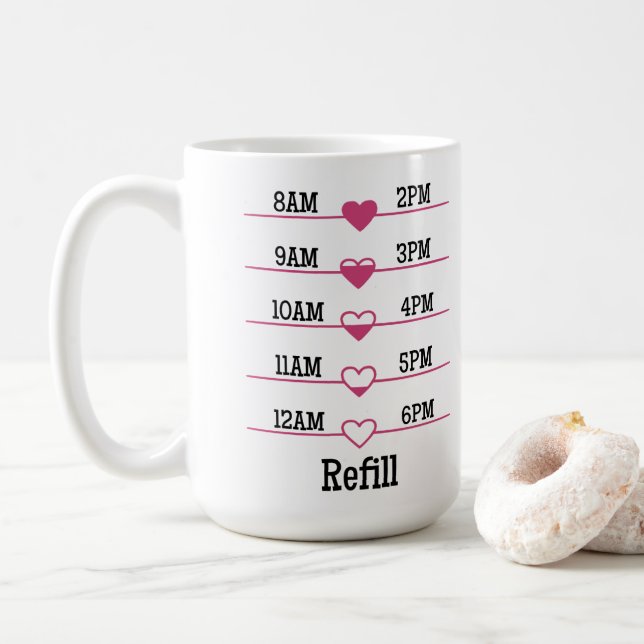 Mug Graphique de recharge (Avec donut)