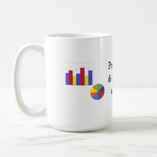 Mug Graphique de stratégie de marketing de projection (Gauche)