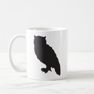 Mug Graphique de vecteur élégant de silhouette de noir