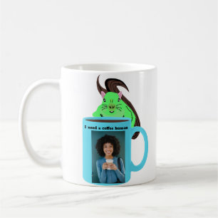 Mug graphique d'écureuil humain amusant
