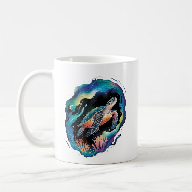 Mug Graphique des Amoureux des animaux océaniques de l (Gauche)