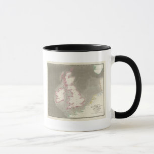 Mug Graphique des marées Britanniques