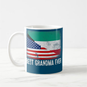 Mug Graphique du drapeau de la meilleure grand-mère ja