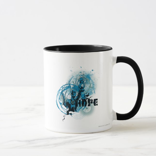 Mug Graphique en lanterne bleue 3 (Droite)