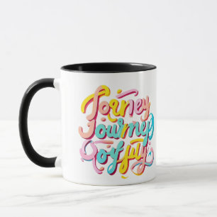 Mug "Graphique joyeux dynamique"