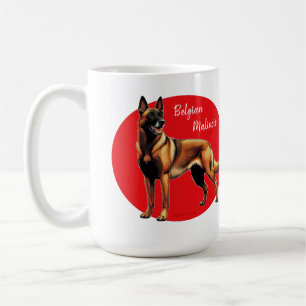 Mug Graphique malinois belge