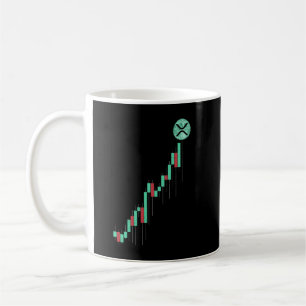 Mug Graphique stock Vers La Pièce De Crypto XRP Ripple