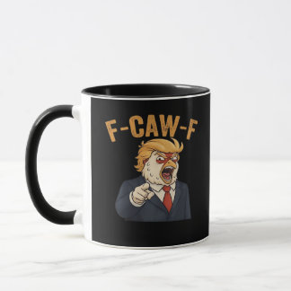 Mug Graphique Vintage Anti-Classique F-Caw-F Poulet