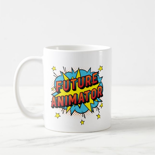 Mug Graphiques de mouvement d'animation Future (Gauche)