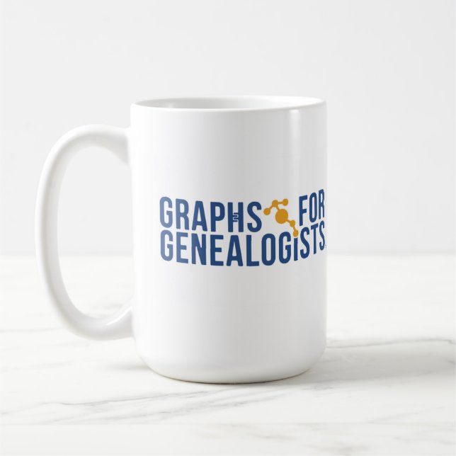 Mug Graphiques pour la musique généalogiste (Gauche)