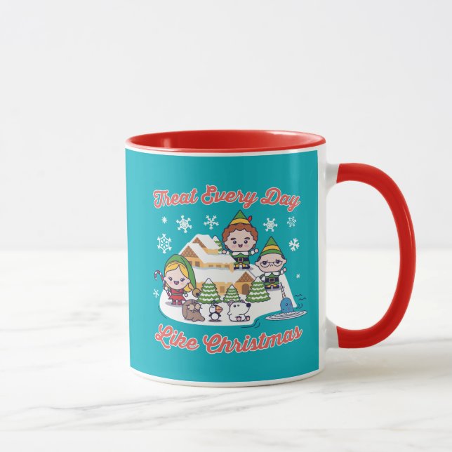 Mug Graphisme Chibi de Buddy l'Elf (Droite)
