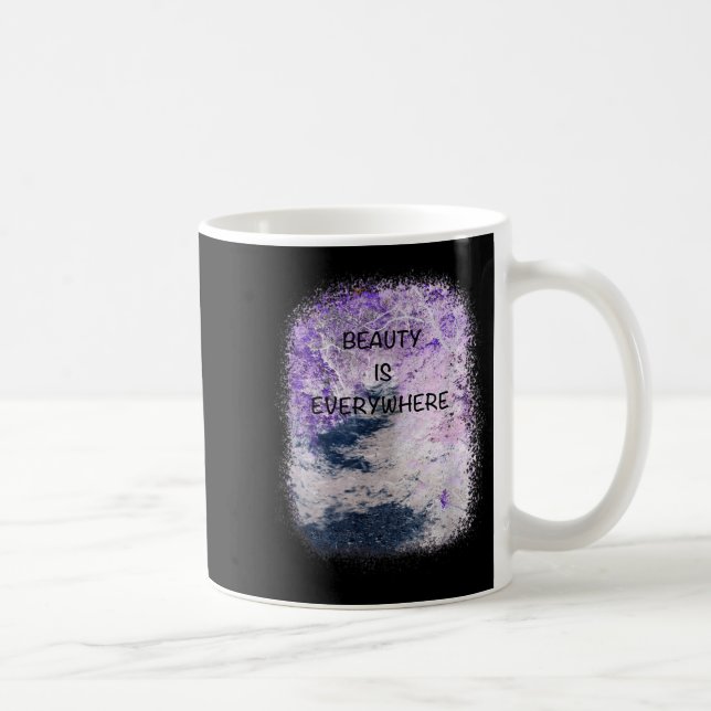 Mug Graphisme cool, La Beauté Est Partout Inspirationn (Droite)
