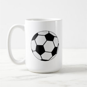 Mug Graphisme de ballon de football classique Fan de s