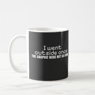 Mug Graphisme de blague rétro pixel de citation