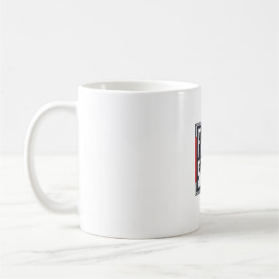 Mug Graphisme de boîte Esprit libre patriotique vintag