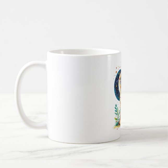 Mug Graphisme De Chat Avec Cute Kitty Visage Animal Po (Gauche)