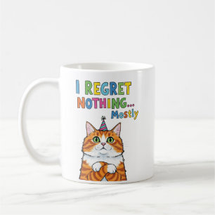 Mug Graphisme de chats amusant avec T-shirt texte orig