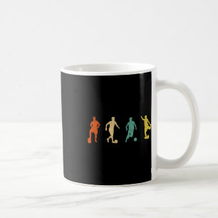 Mug Graphisme de football vintage Futbol Footbyll Socc