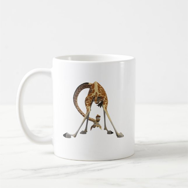 Mug Graphisme de girafe amusant – Design d'animal mign (Gauche)