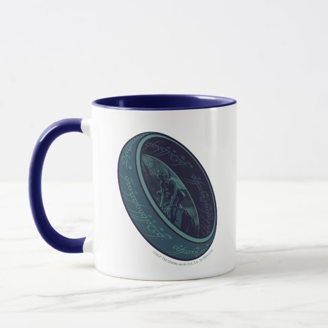 Mug Graphisme de GOLLUM™ avec l'ANNEAU UNIQUE™ (Gauche)