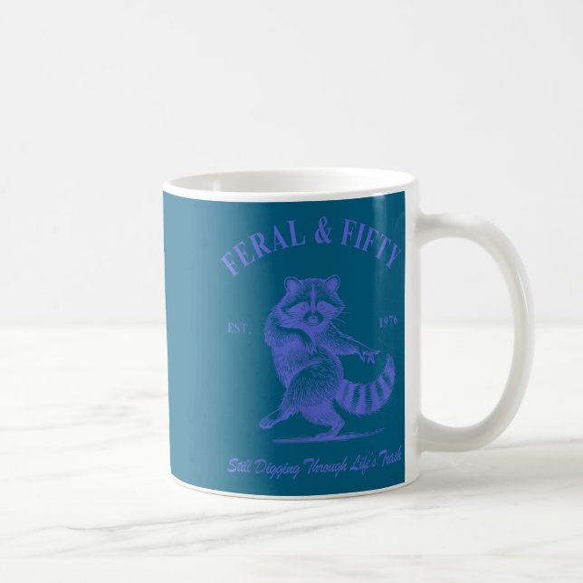 Mug Graphisme de Raton Laveur pour les 50 ans de Feral (Droite)