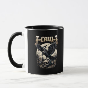 Mug Graphisme d'humour adulte Crâne gothique F-Caw-F C