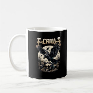 Mug Graphisme d'humour adulte crâne gothique F-Caw-F c