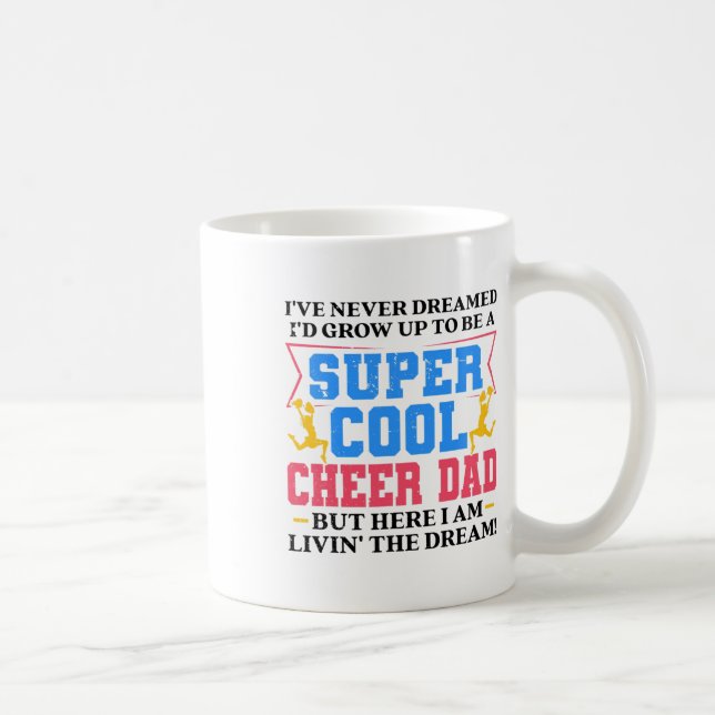 Mug Graphisme drôle de cheerleading pour hommes pour l (Droite)