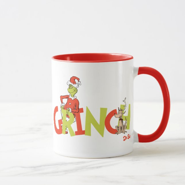 Mug Graphisme du logo du personnage Grinch ! (Droite)