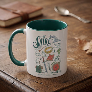 Mug Graphisme en collage aquarelle THE SHIRE™