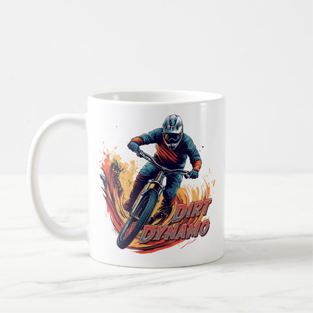 Mug Graphisme et texte de descente (Gauche)