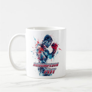 Mug Graphisme et Texte pour les Fans de Boxe
