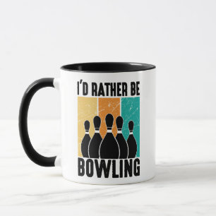 Mug Graphisme Quilles de Bowling Vintage