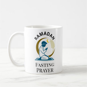 Mug Graphisme vectoriel islamique de l'homme en prière
