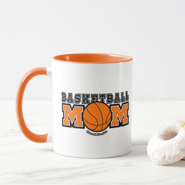 Mug Graphismes Screwball Maman de Basketball (Avec donut)