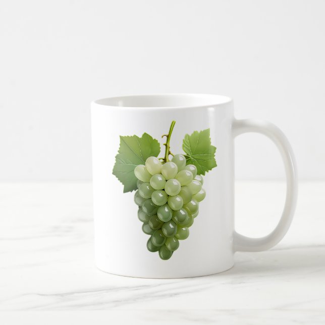 Mug grappe de raisin réaliste (Droite)