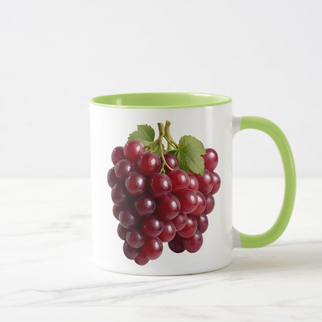 Mug Grappe de raisin rouge (Droite)