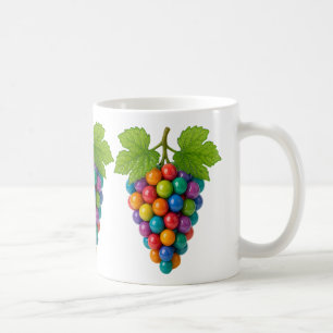 Mug Grappe raisin multicolores