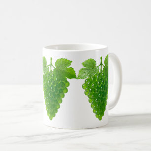 Mug Grappe raisin vert 3d