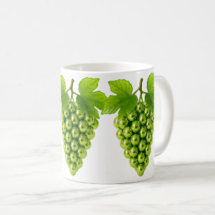 Mug grappe Raisins Verts stylisé