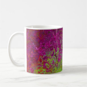 Mug Gras, Coloré, Peinture à rayures, Grunge Abstrait