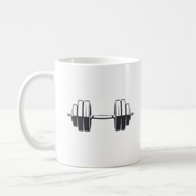 Mug Gras Dumbbell Power - Conception de conditionnemen (Gauche)