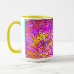 Mug Gras et beaux motifs floraux Art