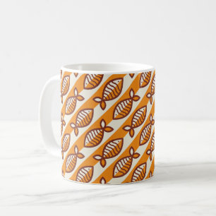Mug Gras rétro poisson orange