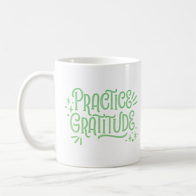 MUG GRATITUDE DE LA MISE EN OEUVRE (Gauche)