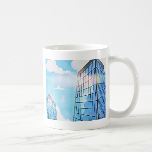 Mug Gratte-ciel jumeaux (Droite)